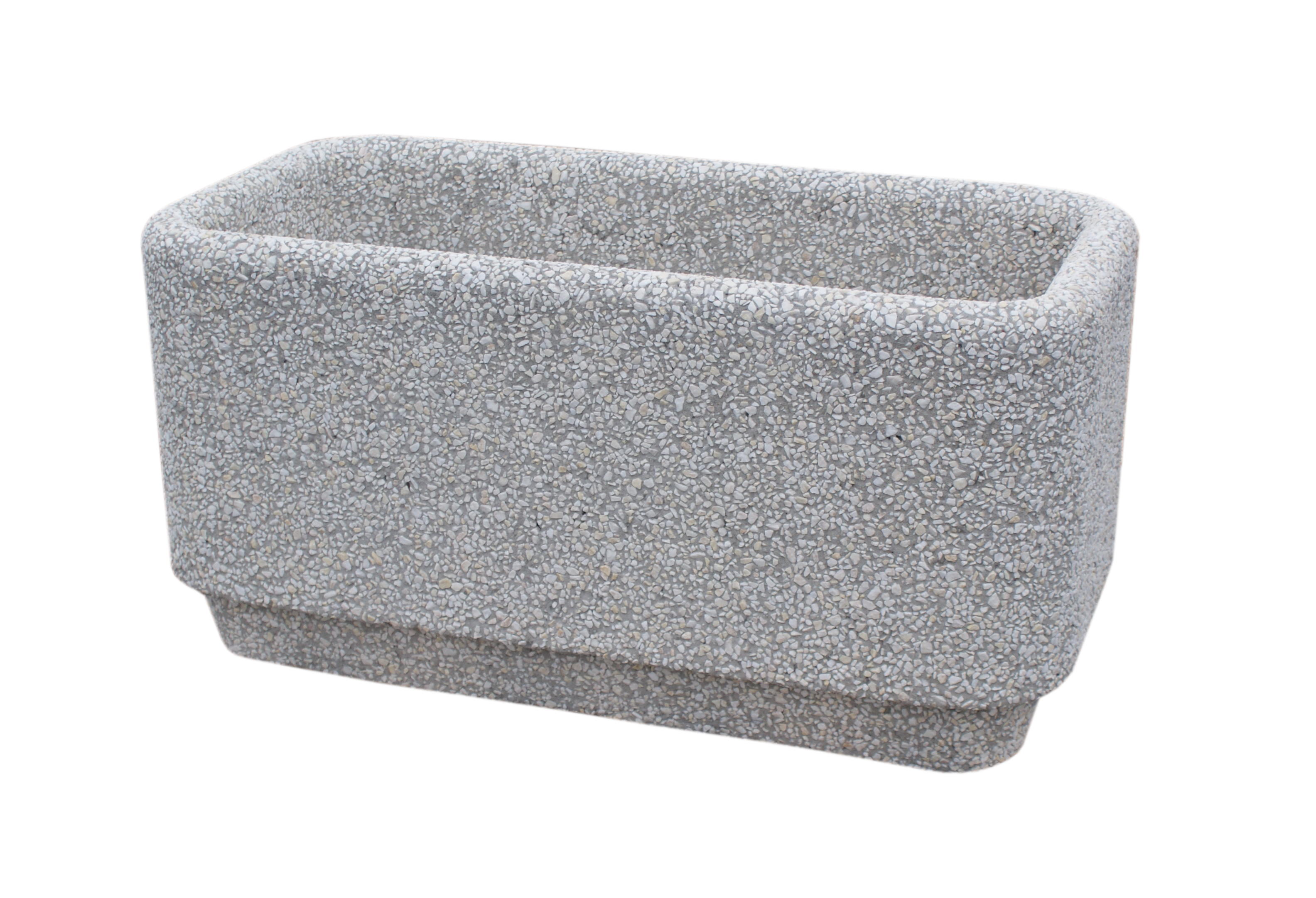 Donica betonowa - biały dolomit